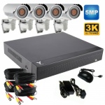 Farm Security CCTV Camera System - 60 M Night Vision - 8Mp Varifocal Kit